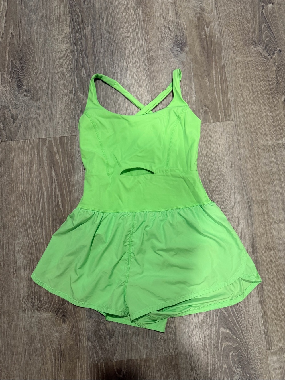 FP Movement by Free People Neon Green Active Romper